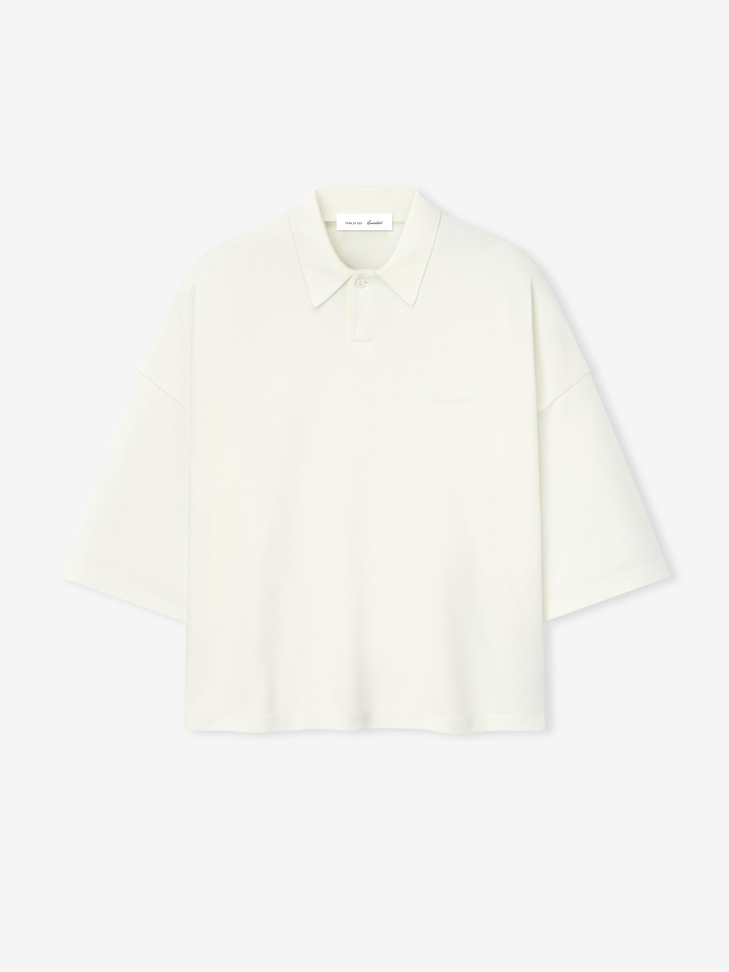 Pique Signature 90s Cropped Polo