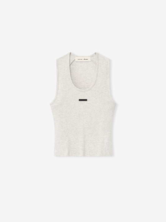 Womens Rib Fitted Tank
