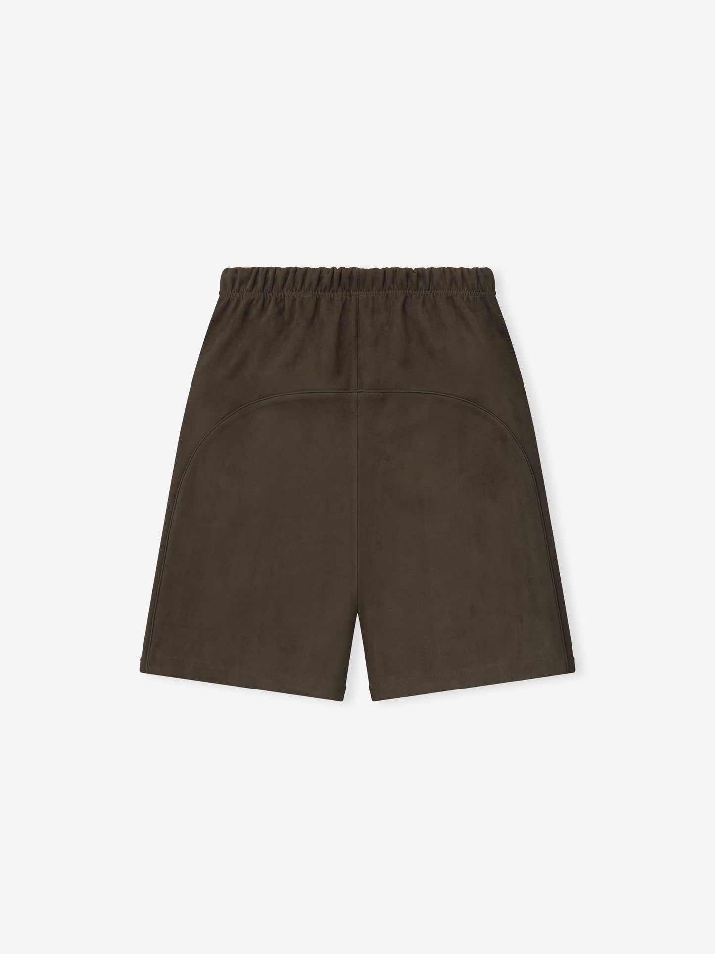 Suede Fleece Signature Relaxed Sweatshort W/ Piping