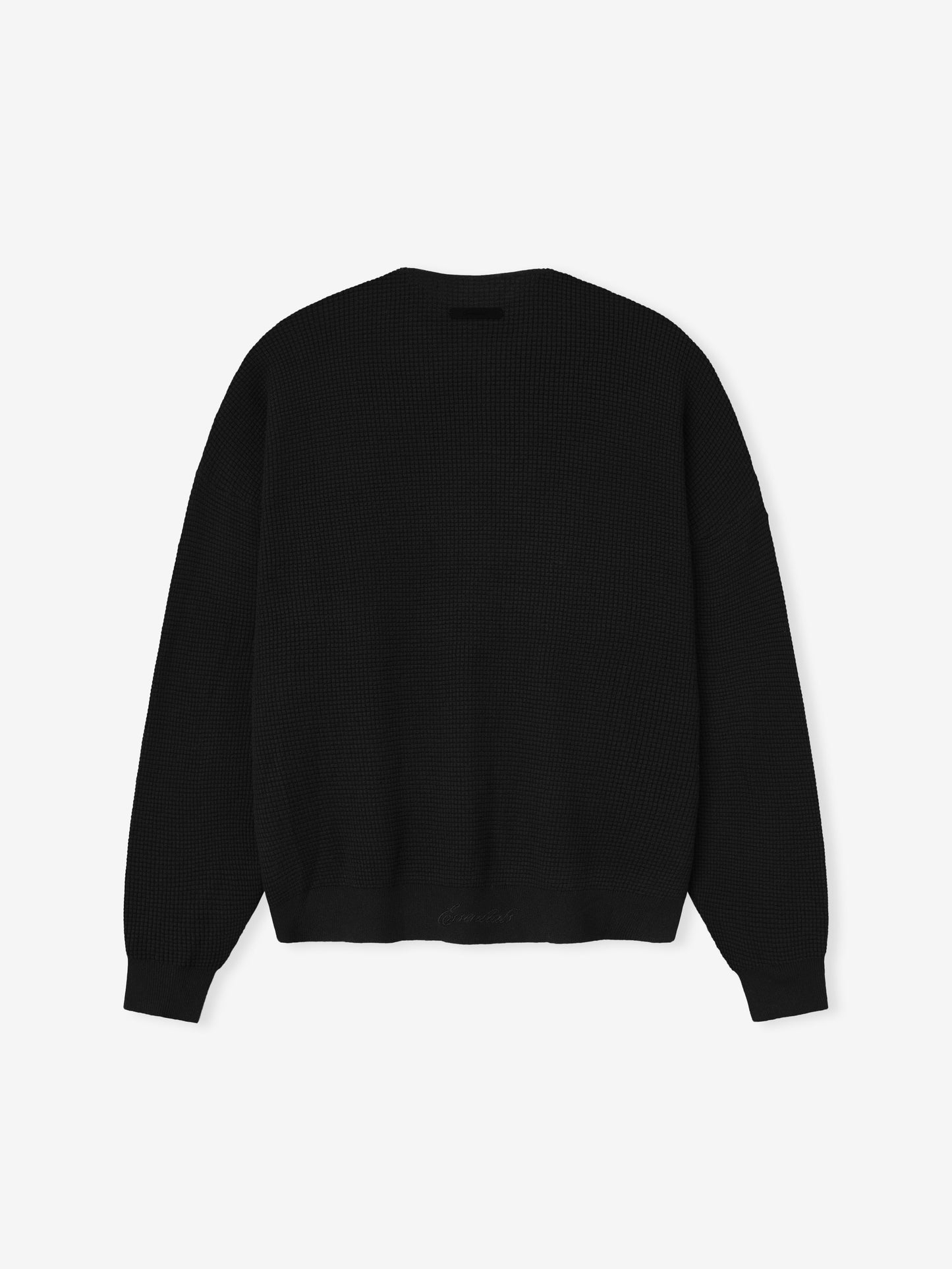 Signature Waffle 90s Crewneck Sweater