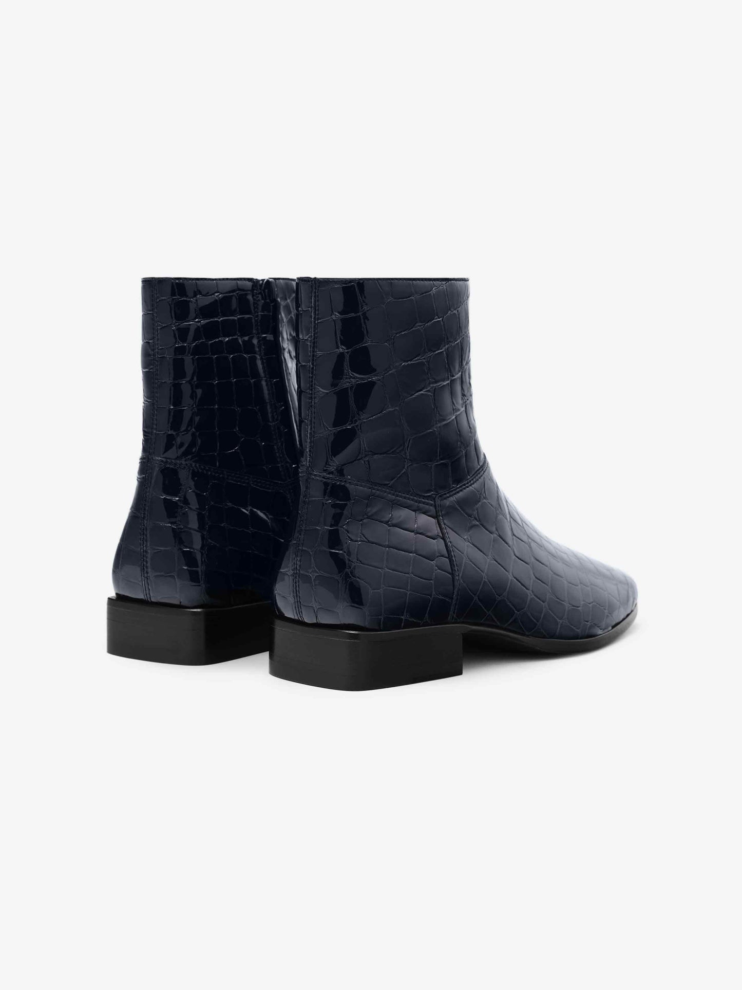 Croc Printed Ankle Boot