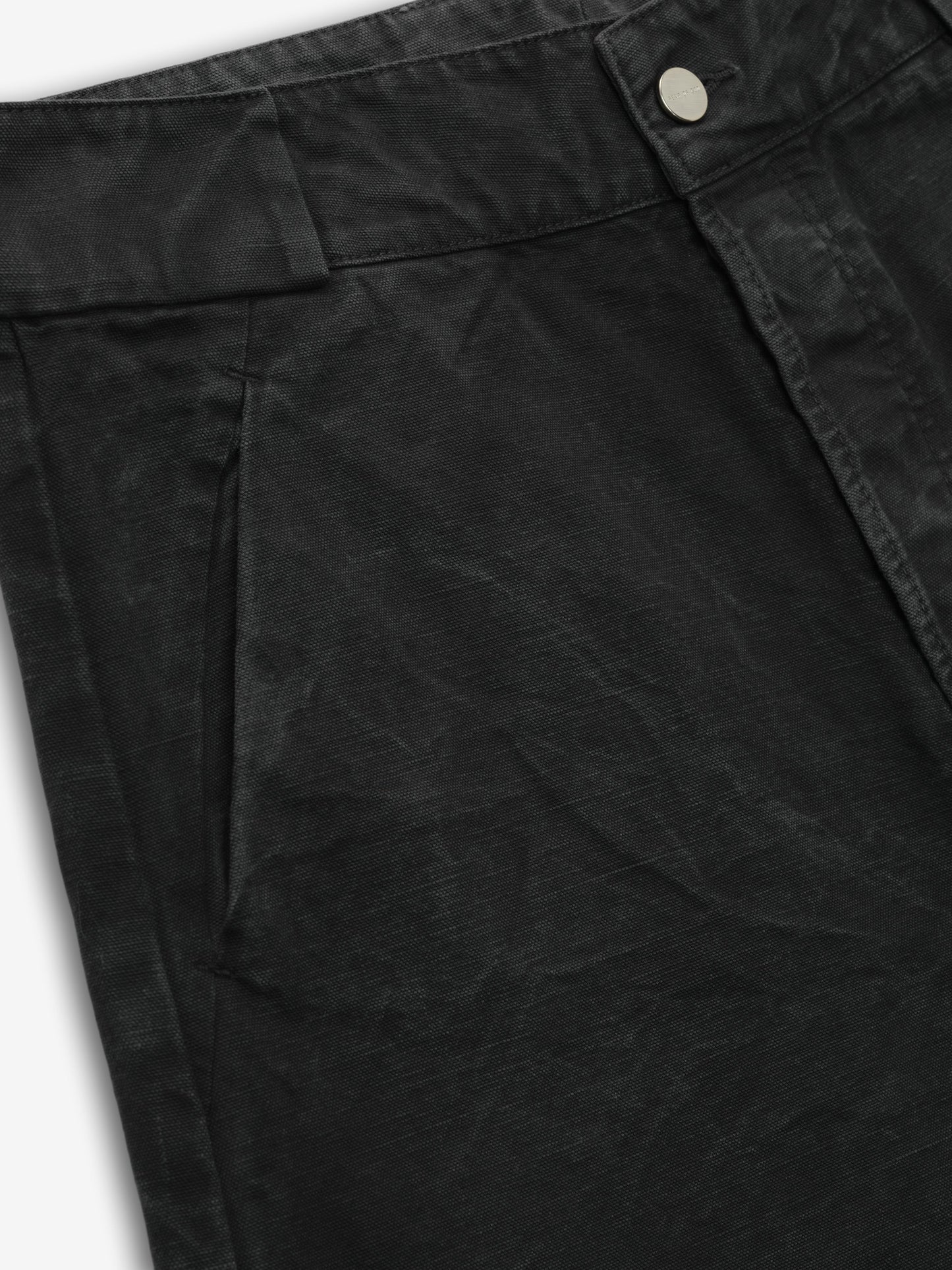 Washed Canvas Utility Shorts