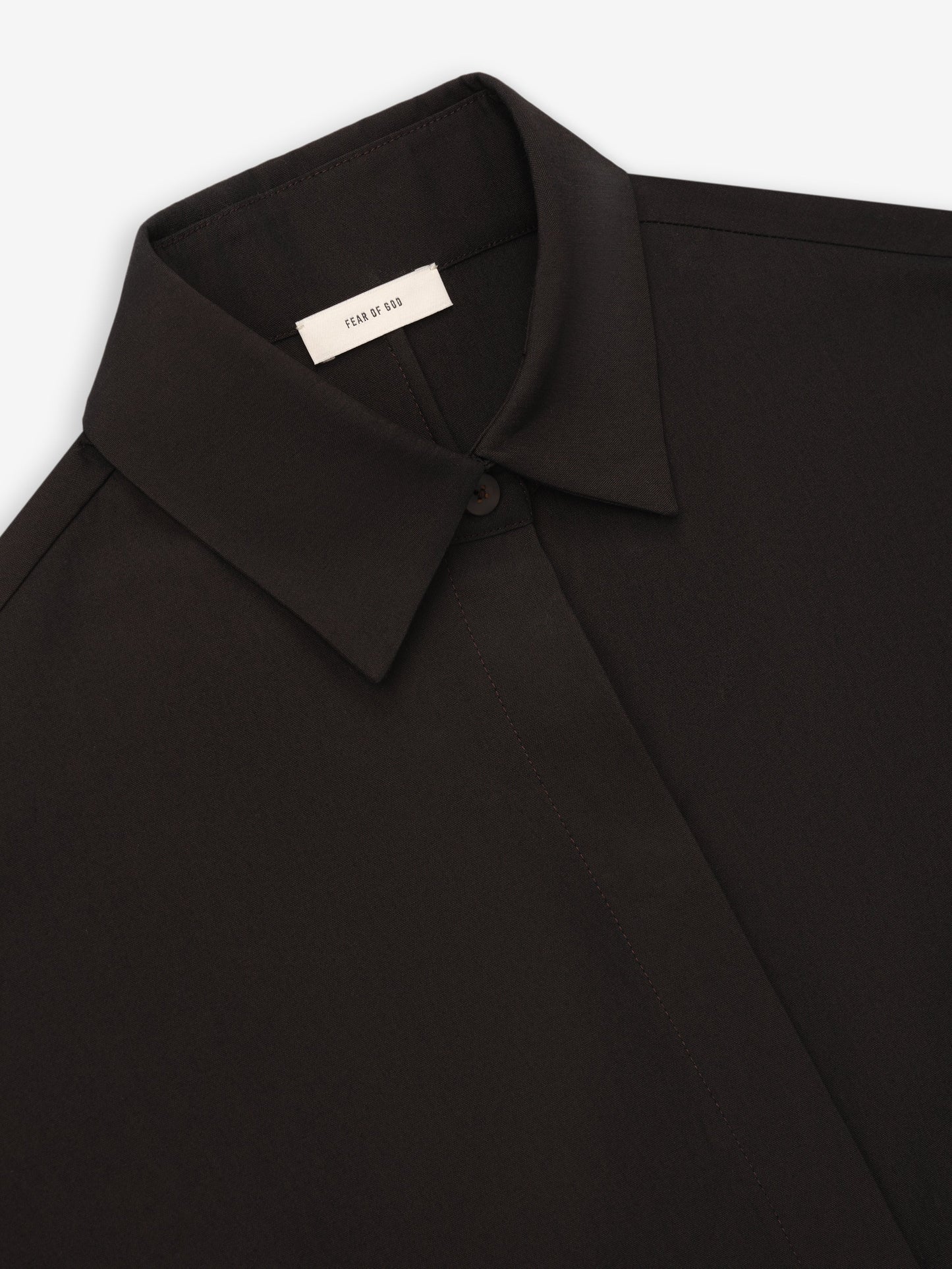 Womens Viscose Oxford Relaxed Shirt