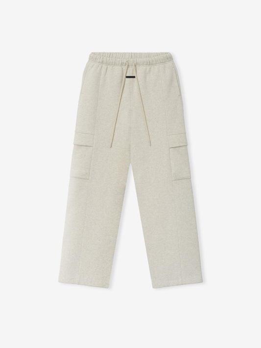 Womens Fleece Cargo Relaxed Sweatpant