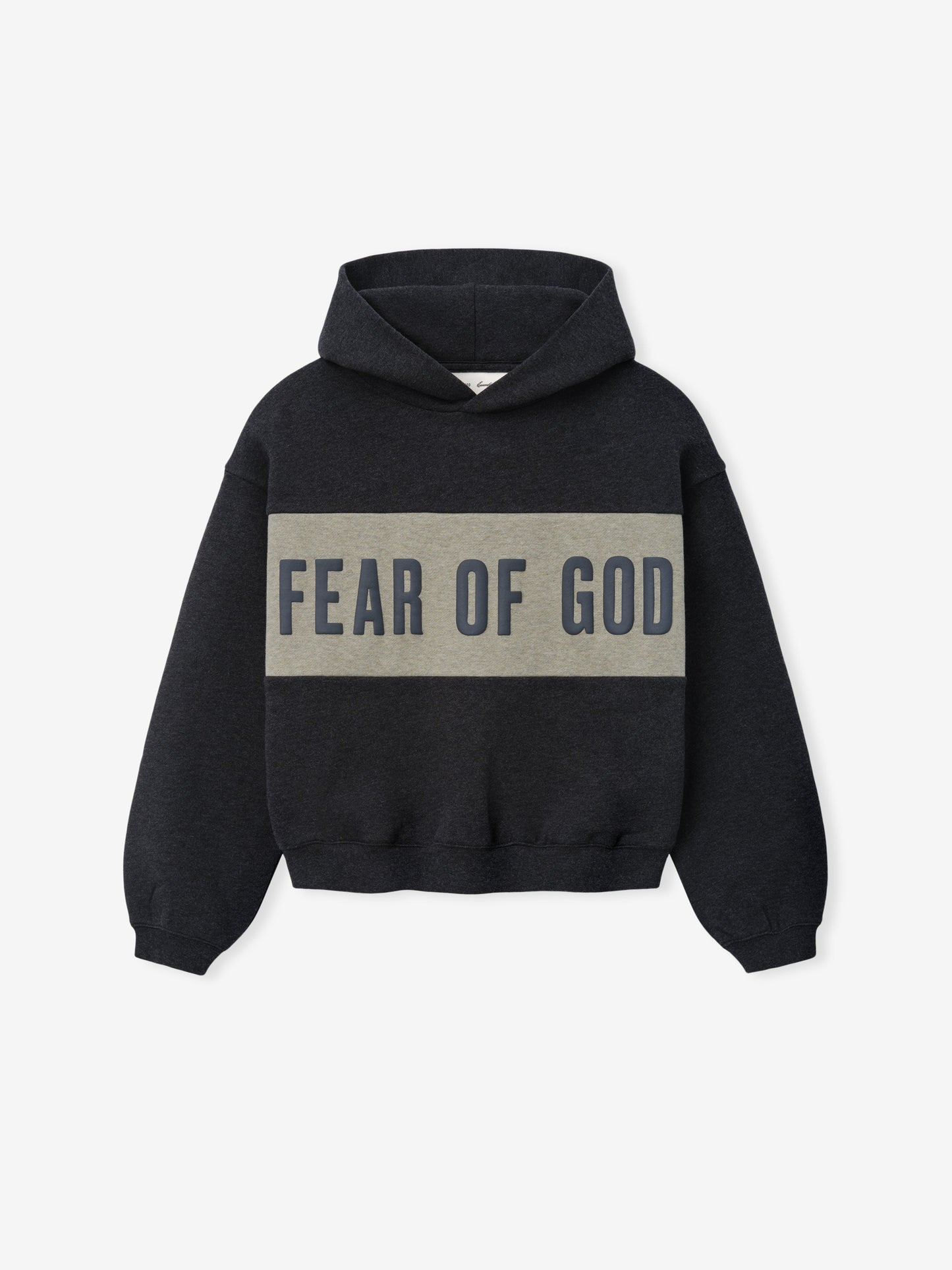 Kids Cropped Relaxed Panelled Hoodie
