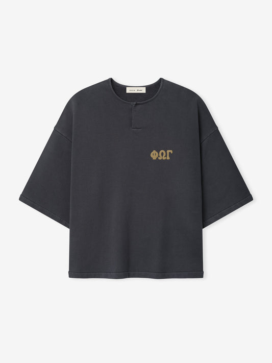 3/4 Henley Sweatshirt
