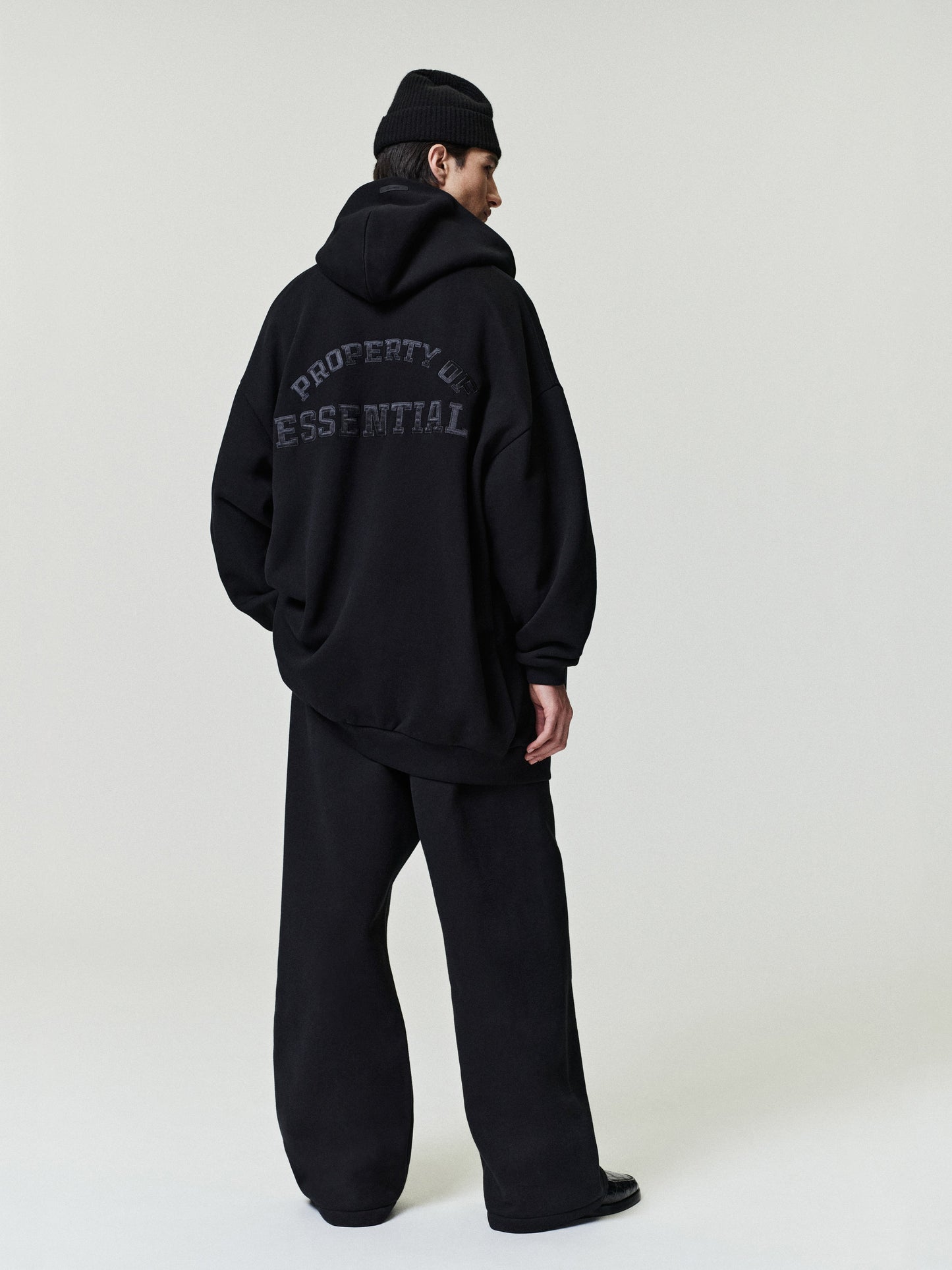 Cotton Canvas Pleat Front Pant